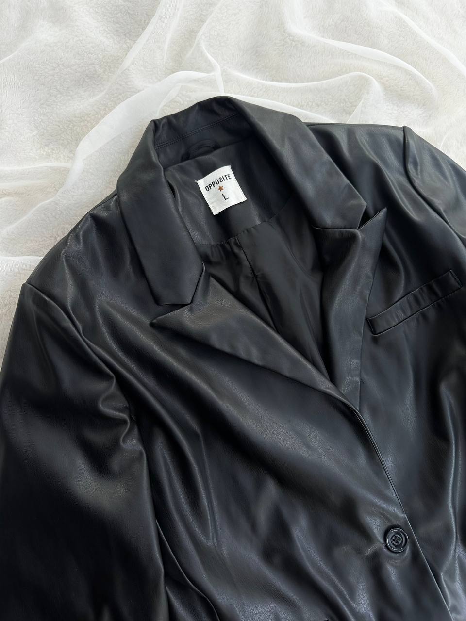 LEATHER BLAZER (L)
