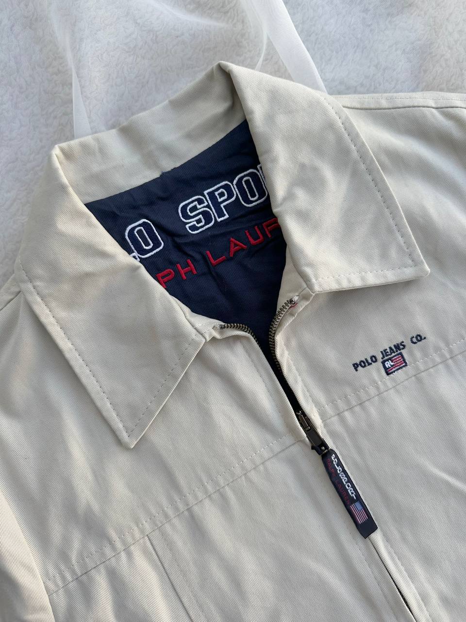 BEIGE JACKET POLO SPORT (S)
