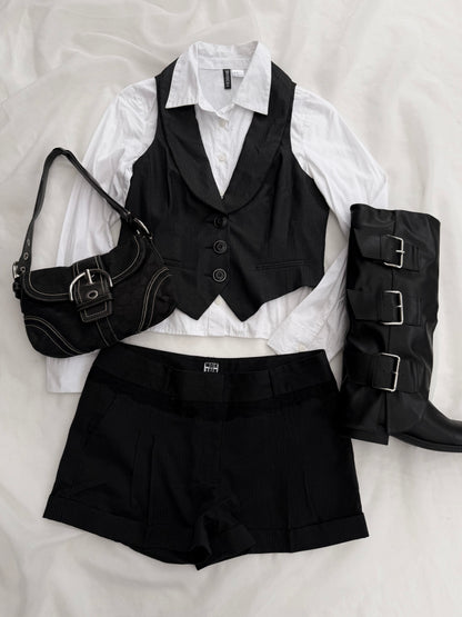 BLACK GILLET (M)