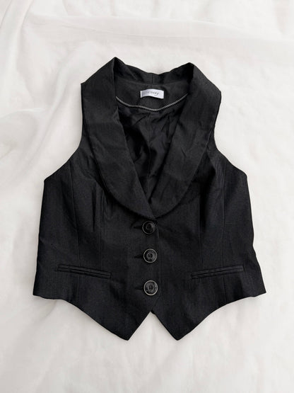 BLACK GILLET (M)