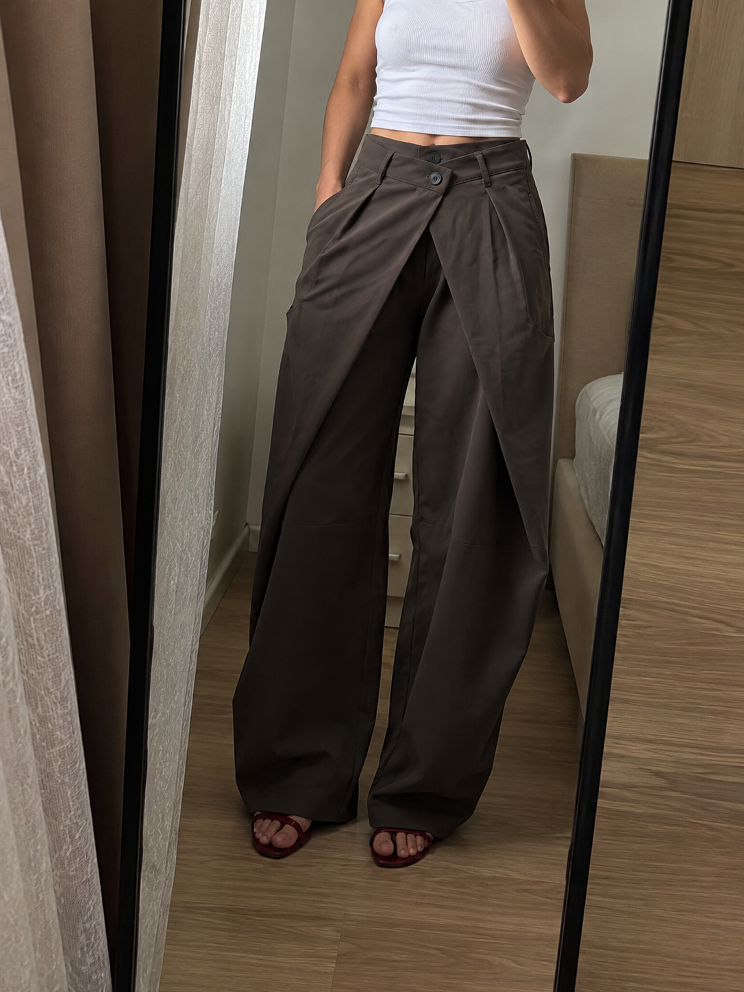 BERSHKA WIDE LEG (36)