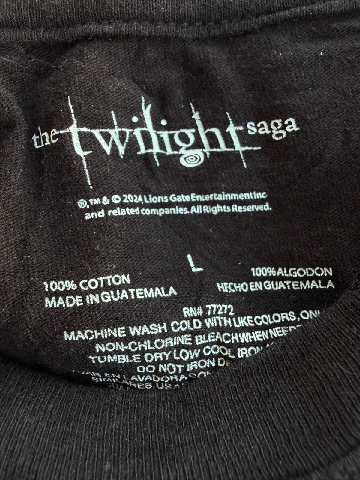 TWILIGHT TEE (M/L)