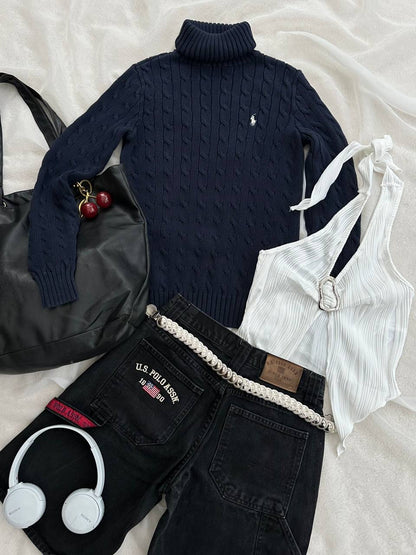 RL SWEATER BLUE (S)