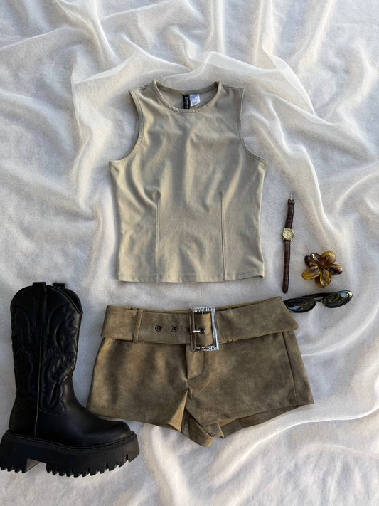 MICRO SHORT LEATHER (36)