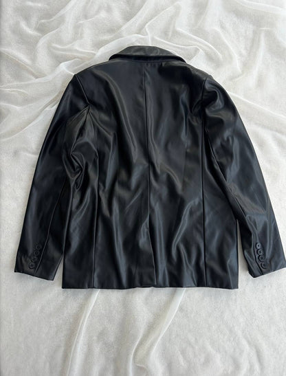 LEATHER BLAZER (L)