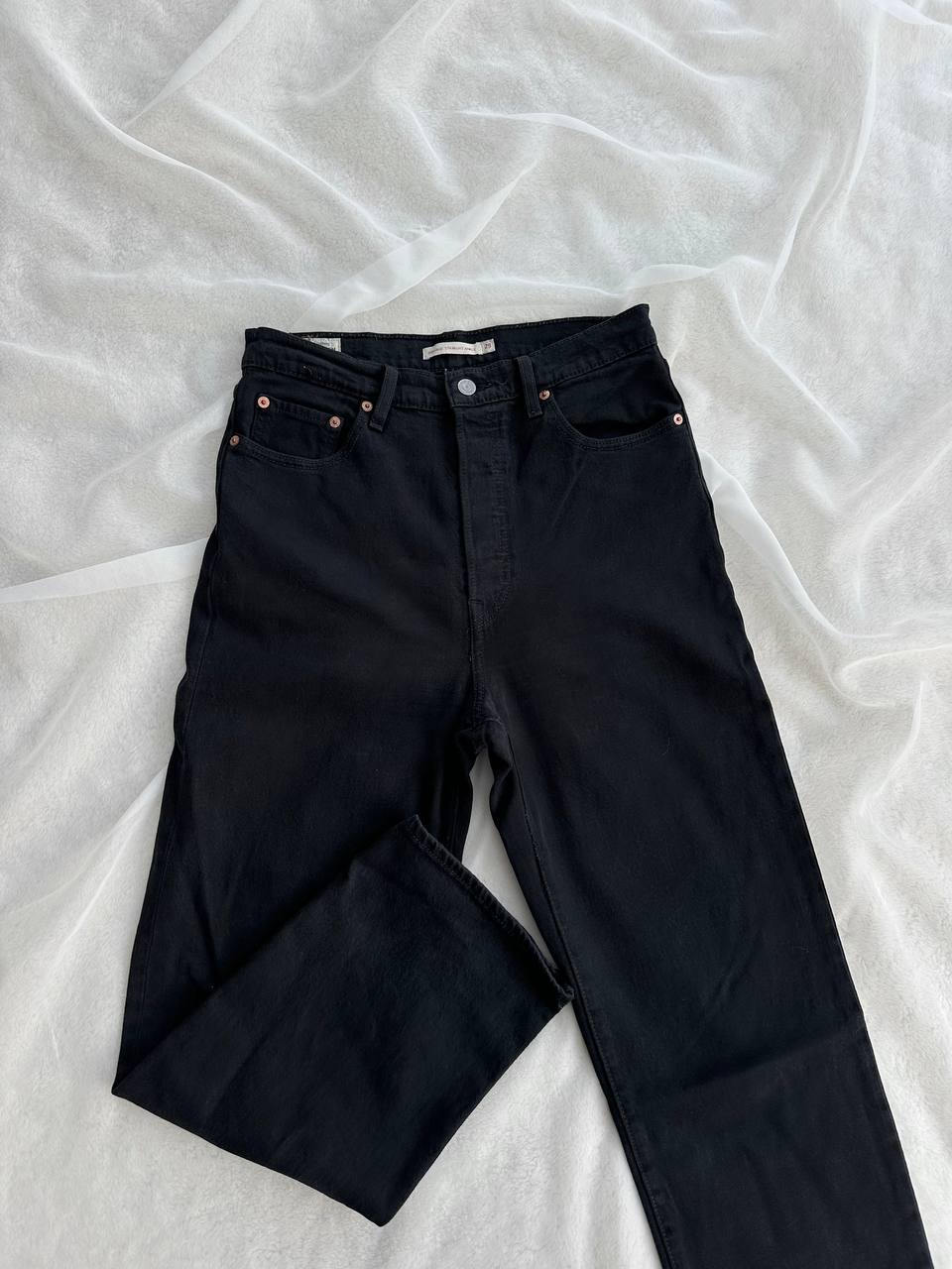 LEVI'S RIBCAGE BLACK (38)
