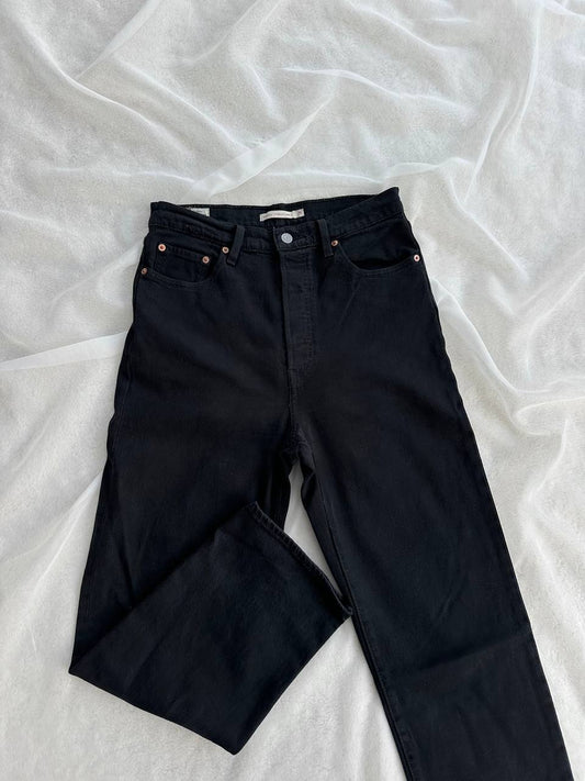LEVI'S RIBCAGE BLACK (38)