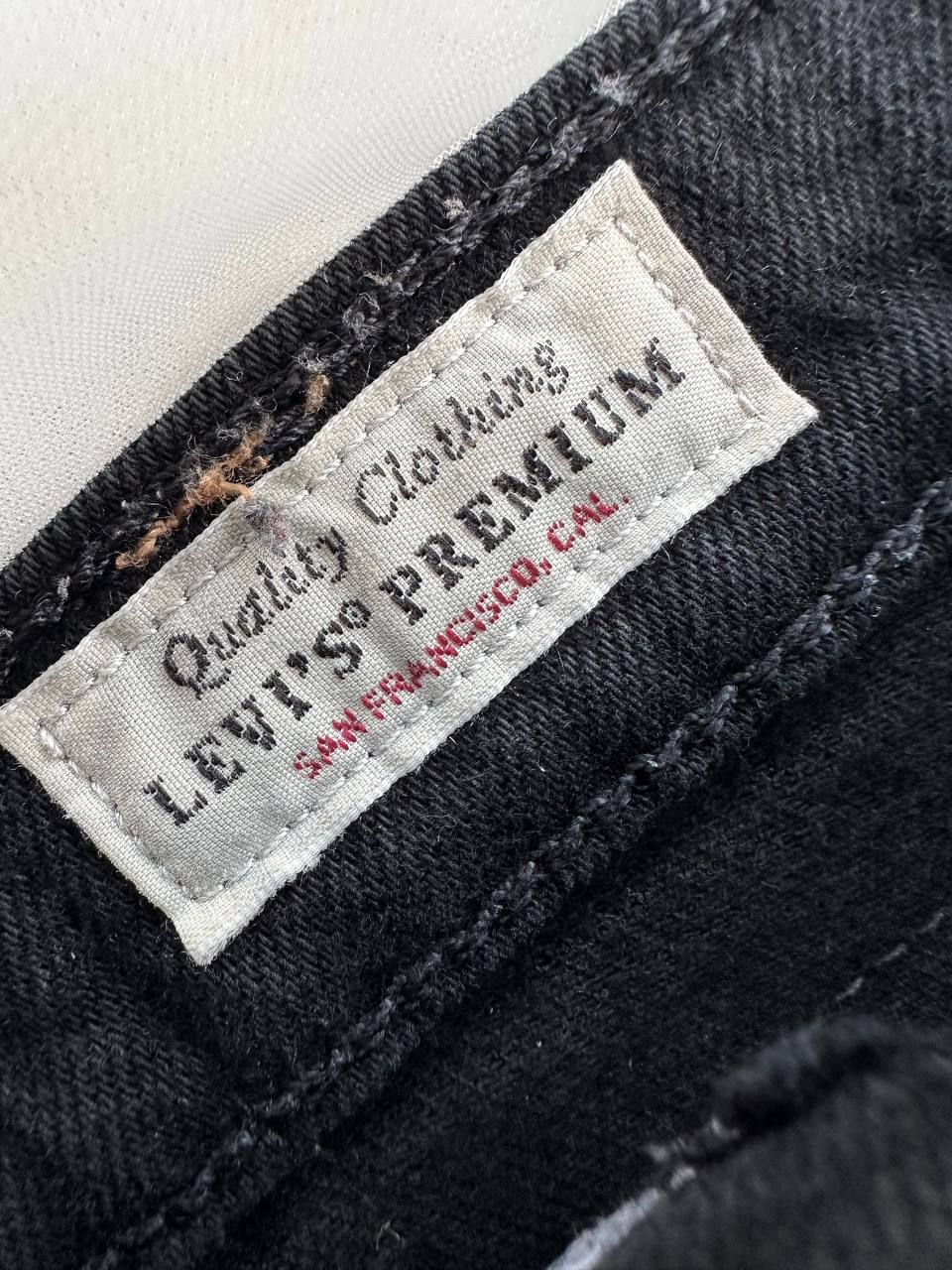 LEVI'S RIBCAGE BLACK (38)