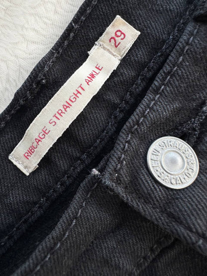 LEVI'S RIBCAGE BLACK (38)