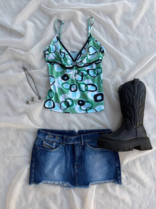 HANK TOP GREEN (S-M)