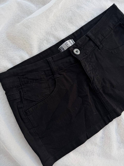 MICRO SKIRT BLACK (38)