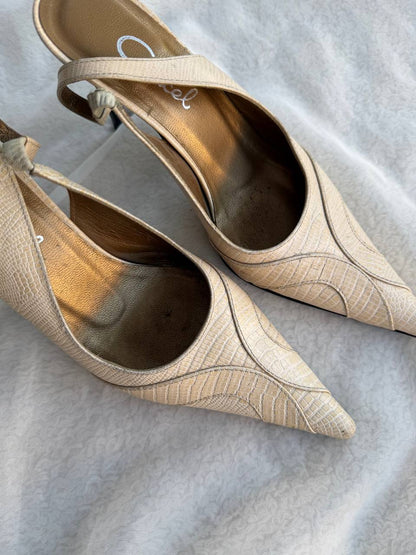 KITTEN HEELS BEIGE GACEL (35.5)