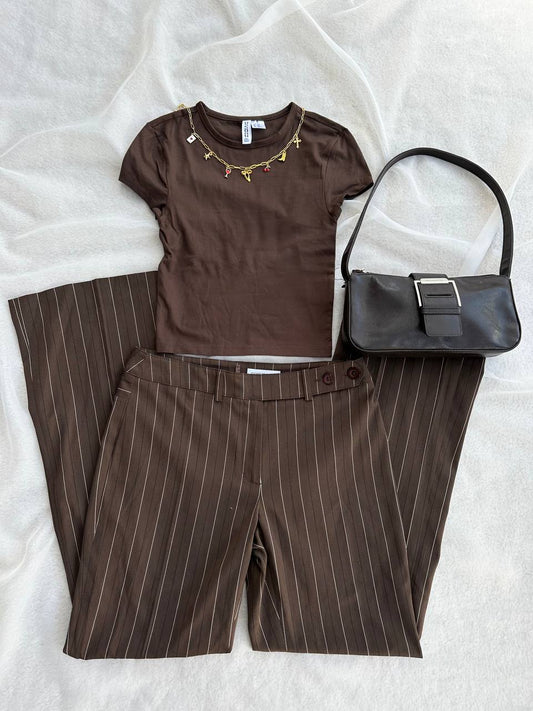 BROWN TROUSER PANTS (36)