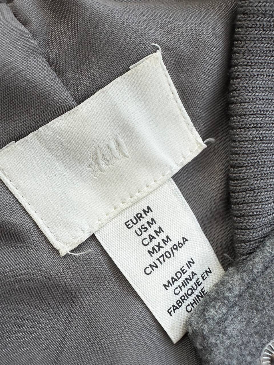 BOMBER GRAY H&M (M)