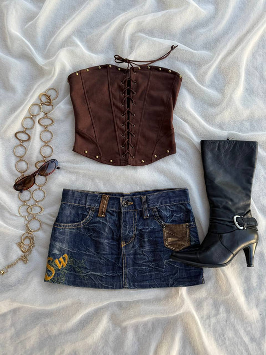 MICRO SKIRT COWGIRL (XS)