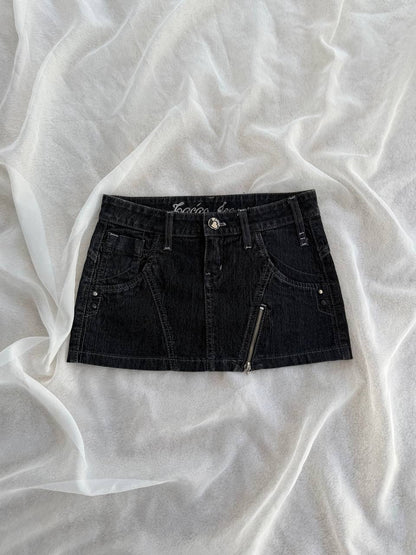 MINI JEANS BLACK (S)