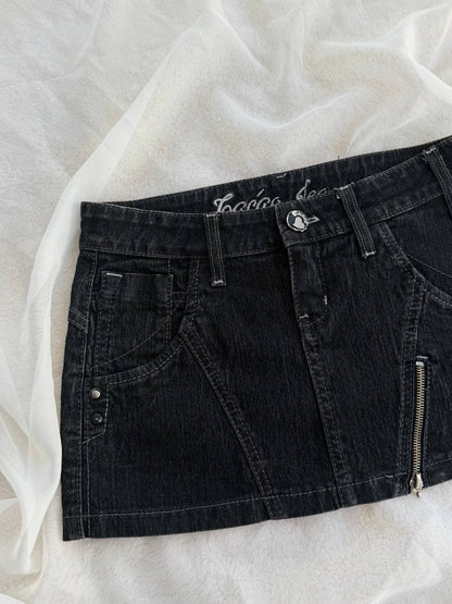 MINI JEANS BLACK (S)