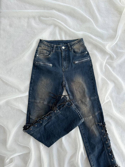 LACE UP PANTS (36)