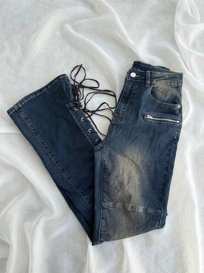 LACE UP PANTS (36)
