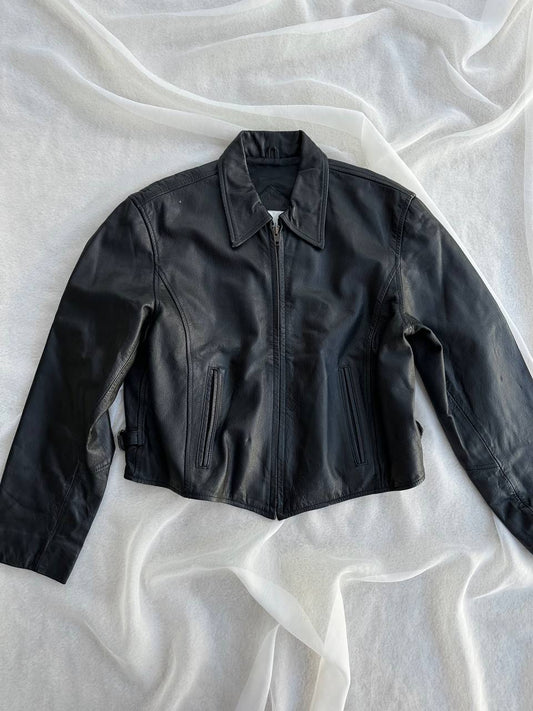 LEATHER JACKET (M)