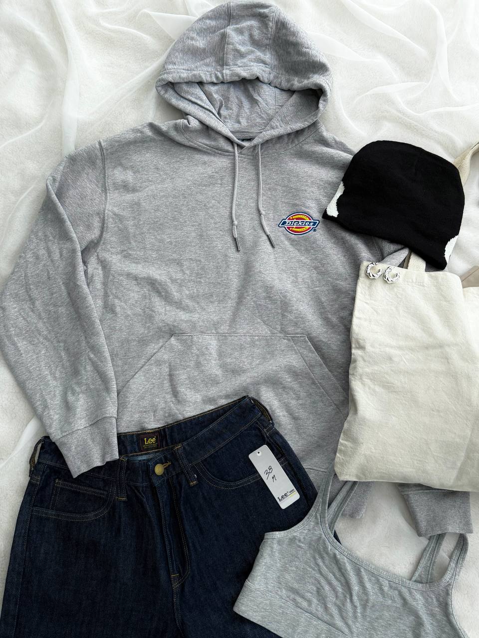 POLERON DICKIES GRIS (L)